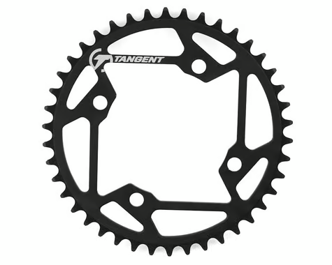 Tangent Halo 4-bolt Chainring (Black)