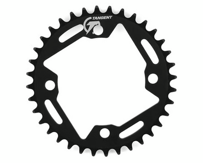 Tangent Halo 4-bolt Chainring (Black)