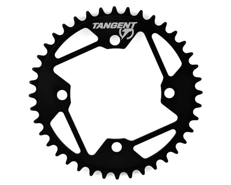 Tangent Halo 4-bolt Chainring (Black)
