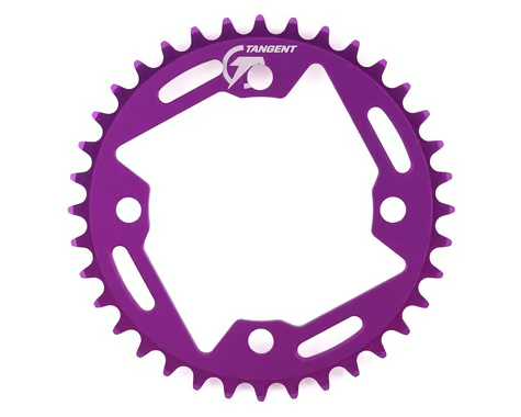 Tangent Halo 4-bolt Chainring (Purple)