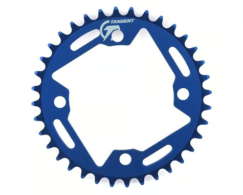 Tangent Halo 4-bolt Chainring (Blue)