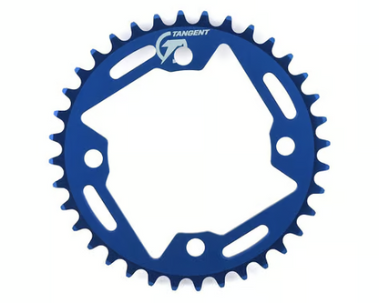 Tangent Halo 4-bolt Chainring (Blue)