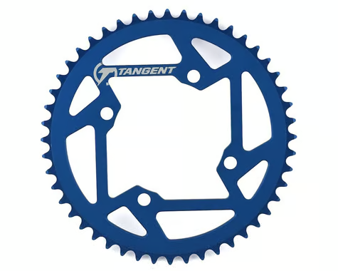 Tangent Halo 4-bolt Chainring (Blue)