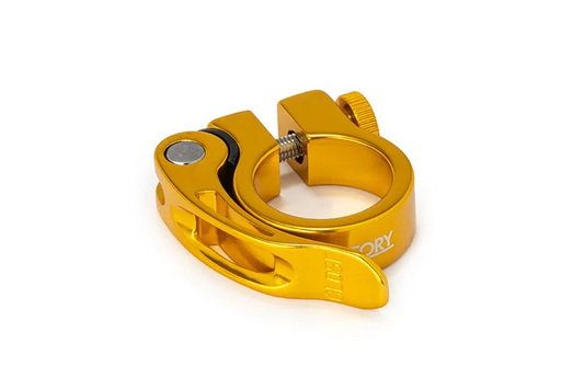 Merritt-Theory Quickie Quick Release Seatpost Clamp-Gold