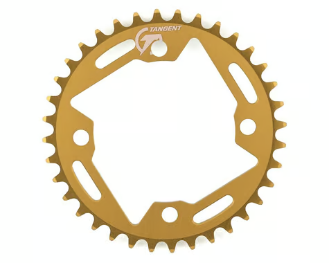 Tangent Halo 4-bolt Chainring (Gold)