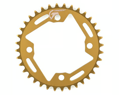 Tangent Halo 4-bolt Chainring (Gold)