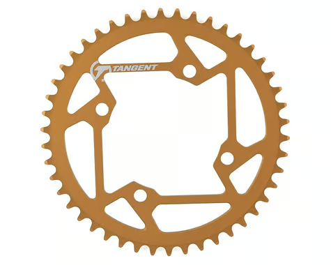 Tangent Halo 4-bolt Chainring (Gold)