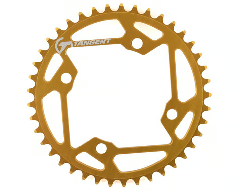 Tangent Halo 4-bolt Chainring (Gold)