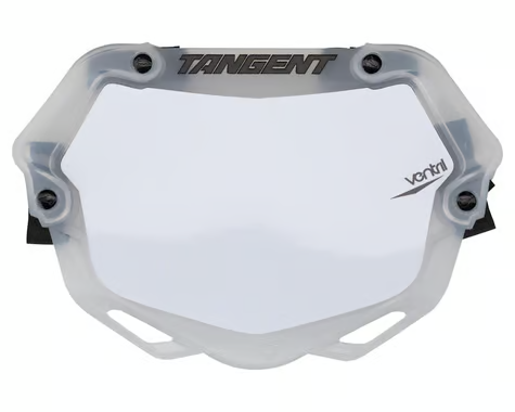Tangent 3d Ventril Number Plate (Trans Blue) (Mini)