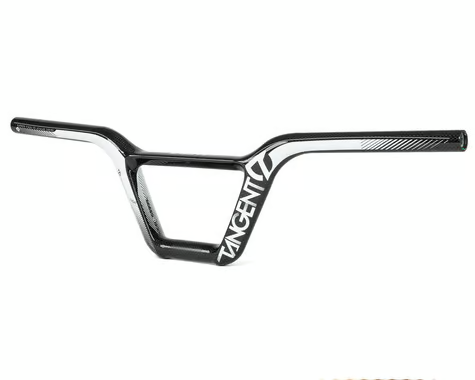 Tangent Vortex Carbon Handlebar (Black/white)-5.5" Rise