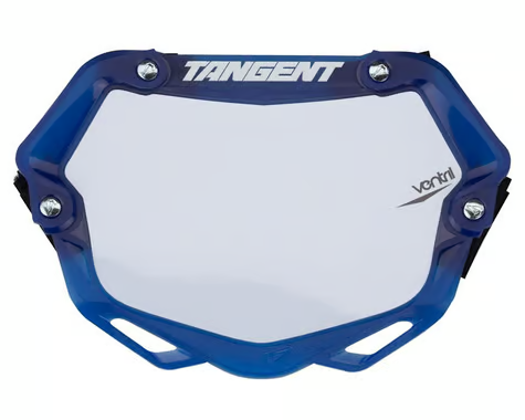 Tangent 3d Ventril Number Plate (Trans Blue) (Mini)