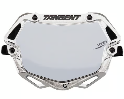 Tangent 3d Ventril Number Plate (Chrome (Mini)