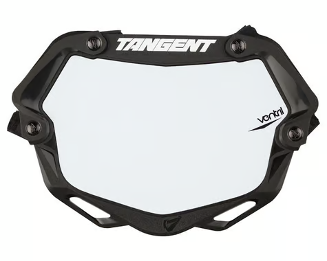 Tangent 3d Ventril Number Plate (Black (Mini)