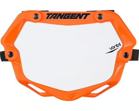 Tangent 3d Ventril Number Plate (Orange (Mini)