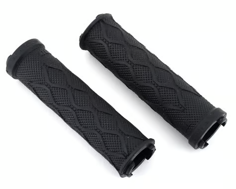 Tangent Lock-ons Flangeless Grips (Black/red) (130mm)