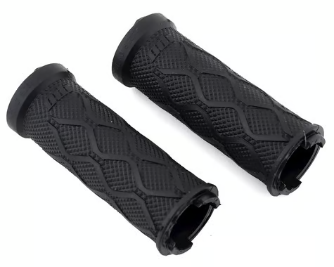 Tangent Mini Lock-on Grips Flangeless (Black/purple) (100mm)