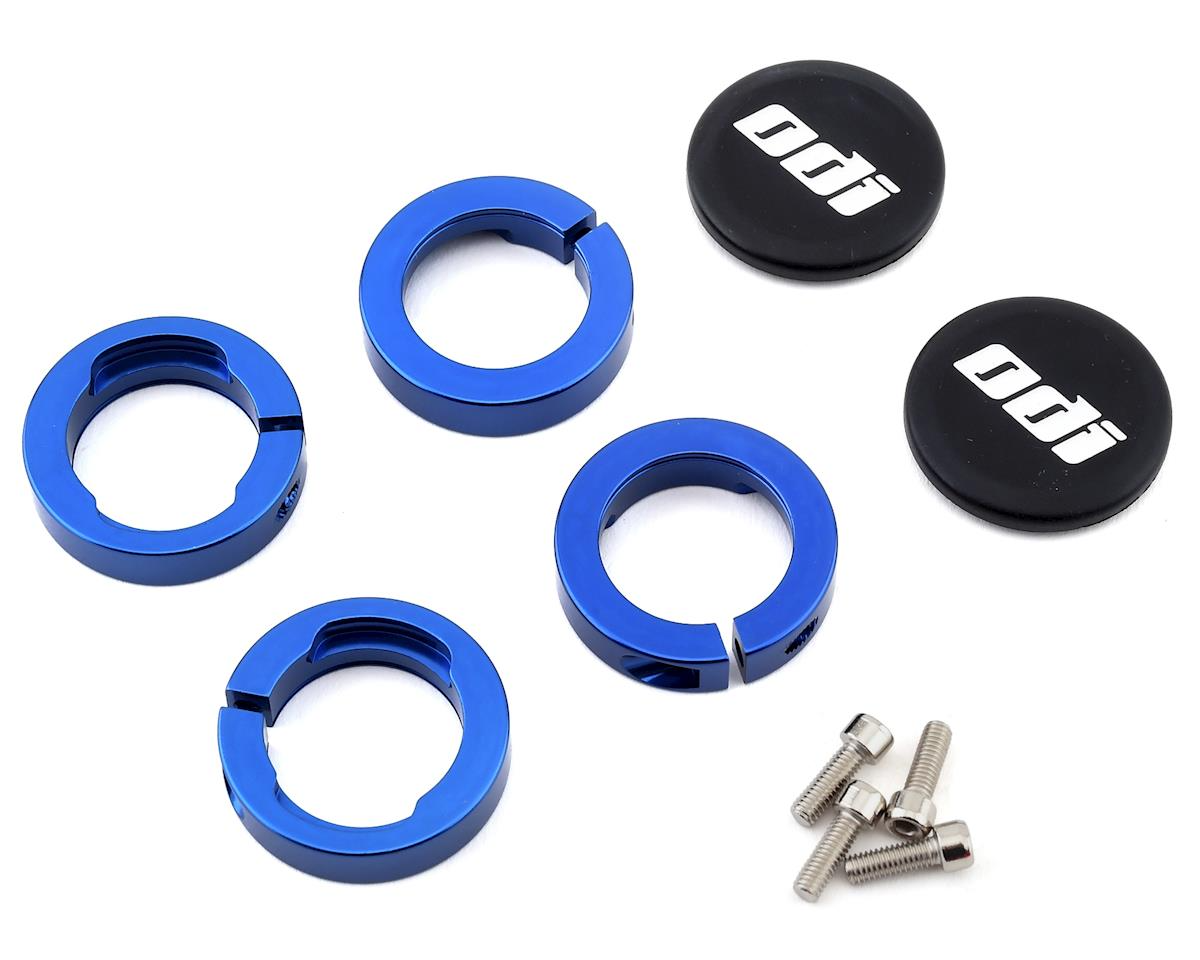 Tangent Pro Lock-on Grips (Black/blue) (Flanged) (130mm)