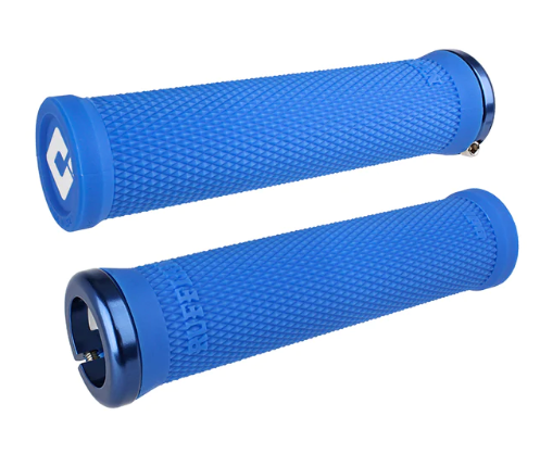 Odi Ruffian V2.1 Lock - On Grips (135MM) - Blue