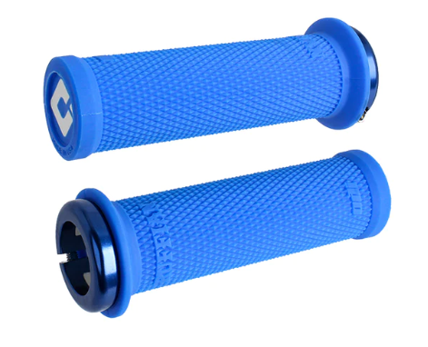 Odi Ruffian Mini V2.1 Lock - On Grips (110MM) - Blue