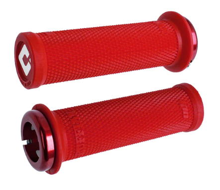 Odi Ruffian Mini V2.1 Lock - On Grips (110MM) - Red