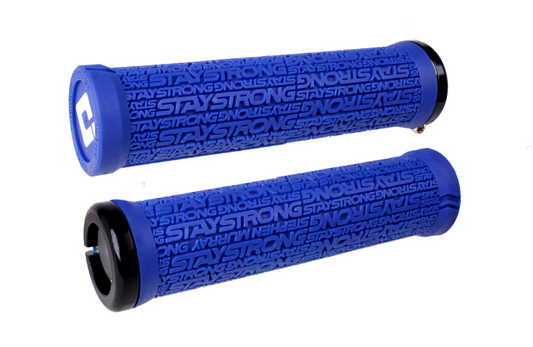 Odi Stay Strong Reactiv V2.1 Lock - On Grips (135MM) - Blue