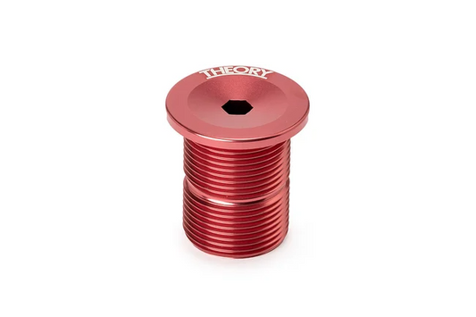 Theory Fork Top Cap Bolt-Red