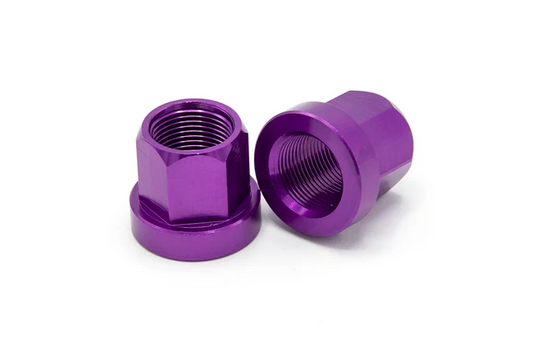 Theory Aluminum Axle Nuts-pairs - purple