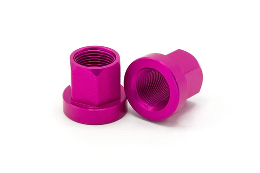Theory Aluminum Axle Nuts-pairs - Pink