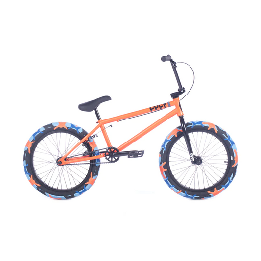 Cult Bikes-Gateway / Orange W/ Blue Orange Camo Tires