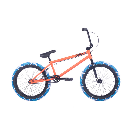 Cult Bikes-Gateway / Orange W/ Blue Camo Tires