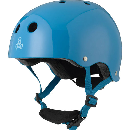 Triple Eight-Lil 8 Kids Helmet-Blue Glossy