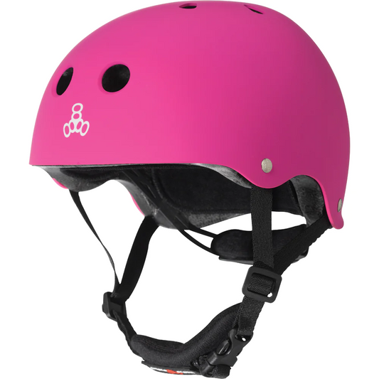 Triple Eight-Lil 8 Kids Helmet-Neon Pink Matte