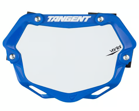 Tangent Mini Ventril 3d Number Plate (Blue/white) (Mini)