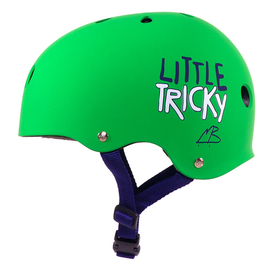 Triple Eight-Little Tricky Edition Kids Helmet-Green Matte