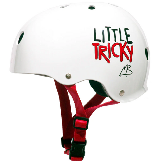 Triple Eight-Little Tricky Edition Kids Helmet-White Glossy