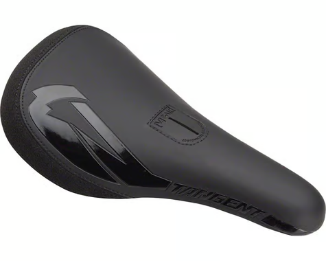 Tangent Carve Pivotal Bmx Saddle-Black