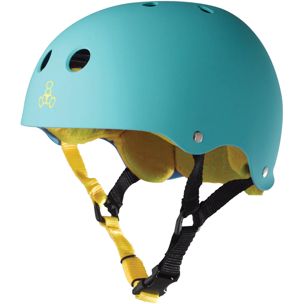 Triple Eight-Sweatsaver Helmet-Baja Teal Matte