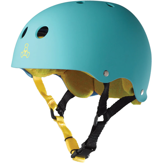 Triple Eight-Sweatsaver Helmet-Baja Teal Matte
