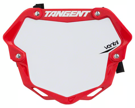 Tangent Ventril 3d Number Plate (Red) (Pro)