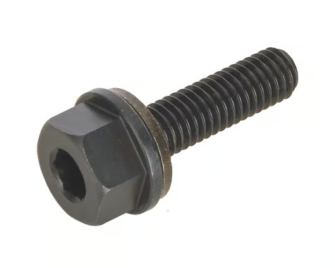 Profile Racing Hex Head Axle Bolt (Black) (3/8" X 16 Tpi)