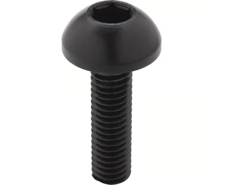 Profile Racing Buttonhead Bolt (Black) (3/8" X 16 Tpi)