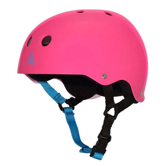 Triple Eight-Sweatsaver Helmet-Neon Fuchsia Glossy