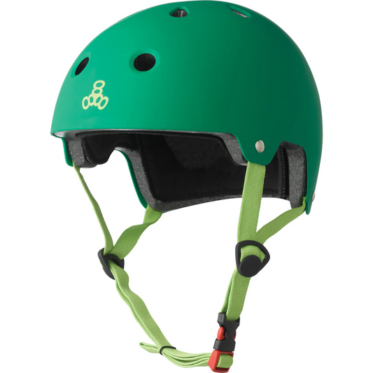 Triple Eight-Dual Certified Helmet-Kelly Green Matte