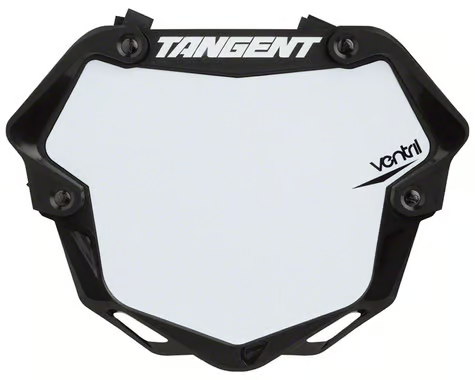 Tangent Ventril 3d Number Plate (Black) (Pro)