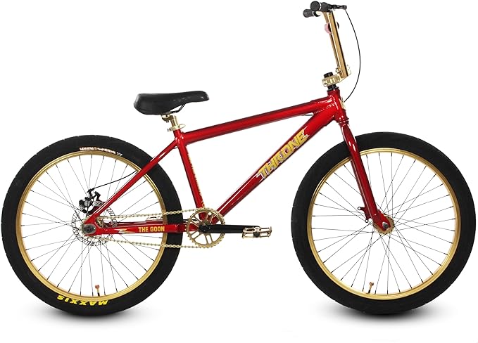 Throne Bikes - THE GOON - RED GOLD 24" Bike - Wheelie Bike