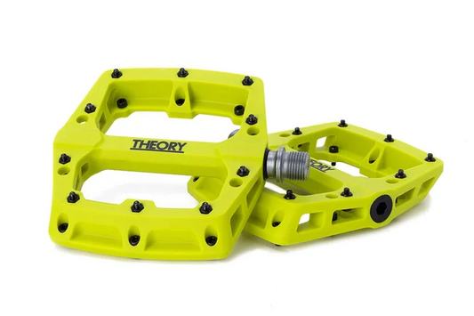 Theory Median Pedals W/ Removable Metal Pins - Yellow
