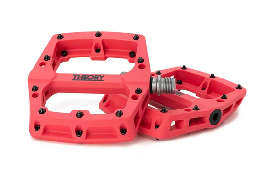 Theory Median Pedals W/ Removable Metal Pins - Pink