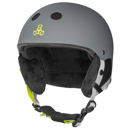 Triple Eight-Halo Snow Standard Helmet-Carbon Matte