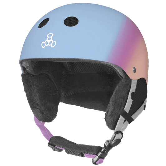 Triple Eight-Halo Snow Standard Helmet-Sunset Matte