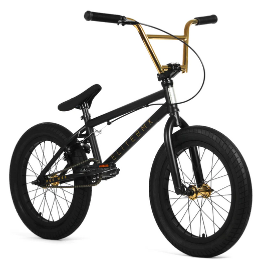 Elite Bmx Bikes-Pee Wee 18- Black Gold
